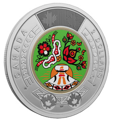 Canada: National Indigenous Peoples Day coloured $2 2023 