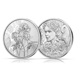 La peonia 10 euro argento 2024