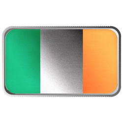 Scottsdale Mint Irland Flagge farbig 1 oz Silber Barren