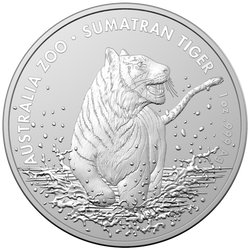 Australijskie Zoo: Tygrys Sumatrzański 1 uncja Srebra 2020