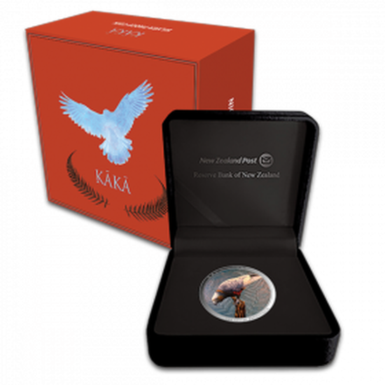 Kaka colorato 1 oncia d'argento 2021 Proof