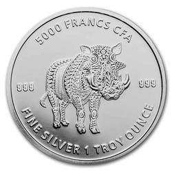Chad Mandala Warthog 1 oz Plata 2021