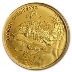 Chiwoo Cheonwang 1/10 unce zlata 2018 (bílá)