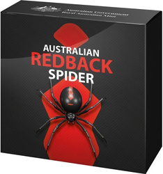 Le creature più pericolose dell'Australia: Redback Spider 1 oncia d'argento Proof 2021