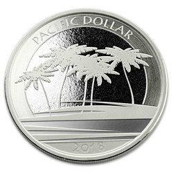 Fiyi: Dólar del Pacífico 1 oz Plata 2018