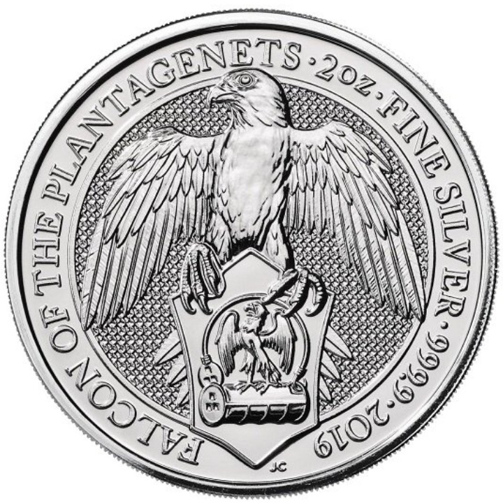 The Queen’s Beasts: Set of 10 coins 2 oz Silver 2016-2020