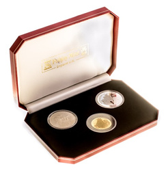 Isle of Man: 3-Coin Set Millennium 2000