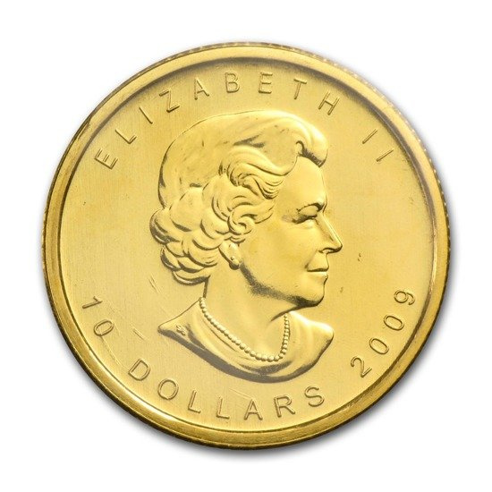 Maple Leaf 1/4 oz Gold 2009