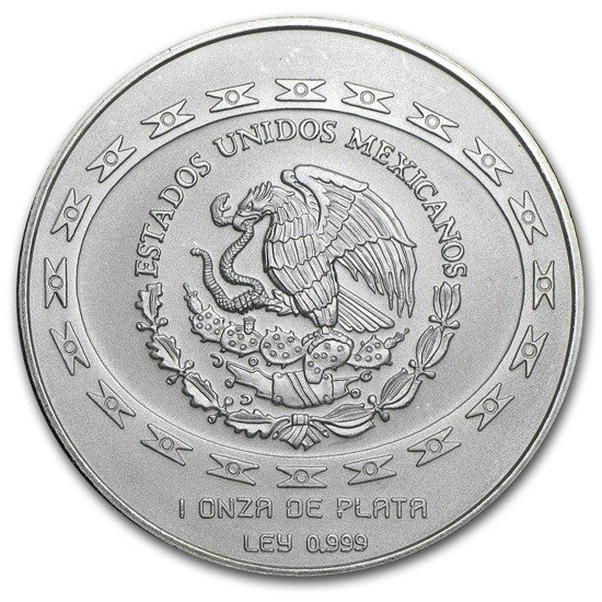 1997 Mexico 1 oz Silber 5 Pesos Jugador de pelota