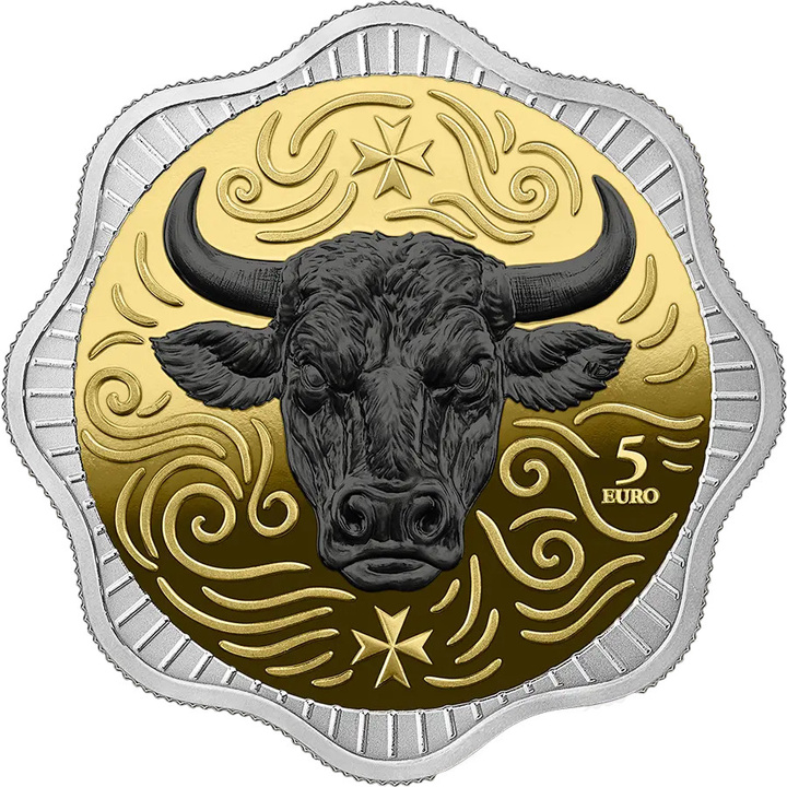 Maltese Ox aurit 1 oz Silver 2025