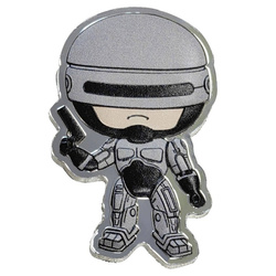 Fiyi: Robocop coloured 1 oz Silver 2024 Shaped Prooflike Coin (Robocop coloreado)