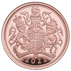 Royaume-Uni : demi-souverain Elizabeth II 2022 Proof