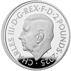 John Lennon coloreado 1 oz Plata 2025 Proof