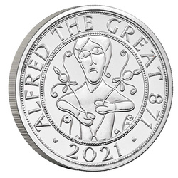 1,150 Years Since the Coronation of Alfred the Great  28.28 gram Cupro-Nickel 2021