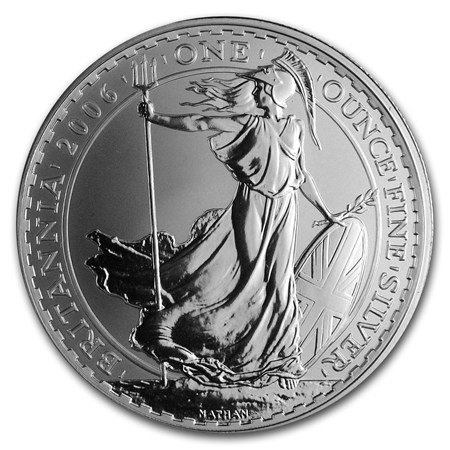 Britannia 1 uncja Srebra 2006