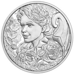 La peonia colorata 10 euro argento 2024 Proof