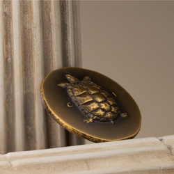 Îles Cook : Tortue 1 once d'or 2023 Ultra High Relief Antiqued Coin