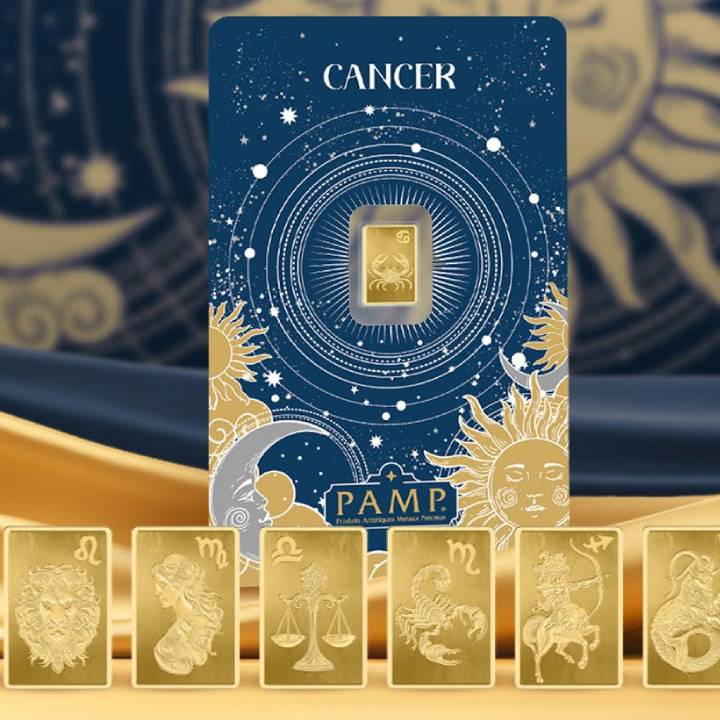 Sztabka Pamp Zodiac: Lew 0,5 grama złota