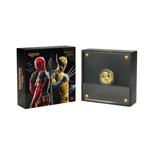 Medalie de argint Wolverine colorată 1 uncie de argint 2026 Matte Proof