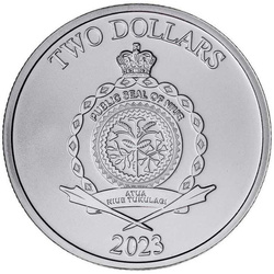 Niue: Roaring Lion 1 oz Silber 2023