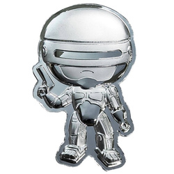 Fiji: Robocop 1 oz Silber 2024 Shaped Prooflike Coin