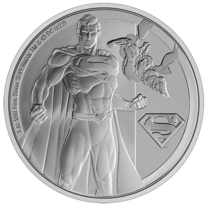 Niue: DC Comics – Superman 1 unce stříbra 2022 Proof