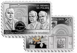 Obrona Poczty Polskiej w Gdańsku. Agresja Niemiec na Polskę 20 zł