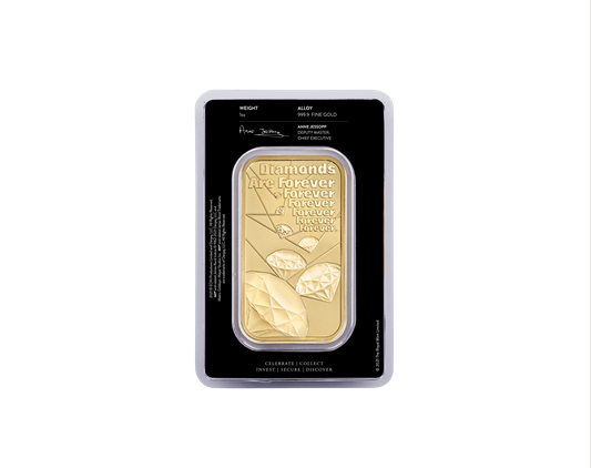 Lingot James Bond Diamonds Are Forever 1 once d'or