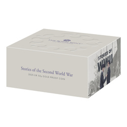 Stories of The Second World War 50p Gold 2025 Proof 