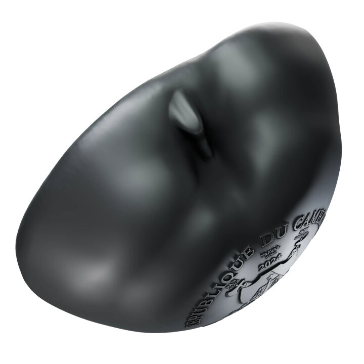 Camerun: Giardino dell'Eden 5000 franchi CFA Argento 2024 Moneta ad alto rilievo anticato