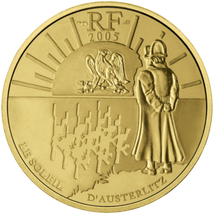 France: Battle of Austerlitz (Le soleil d'Austerlitz) 20 Euro Gold 2005 Proof