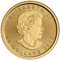 Maple Leaf 1/4 oz Gold 2015