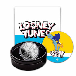 Samoa: Looney Tunes – Road Runner 1 unce stříbra 2023 Proof