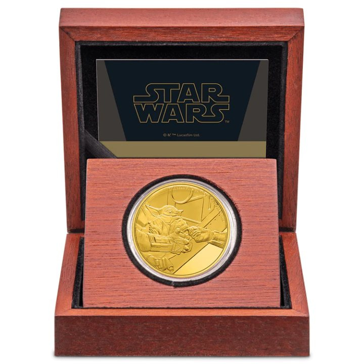 Niue: Star Wars The Mandalorian – Grogu 1 uncia arany 2022 Proof
