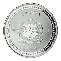 Samoa: Seahorse 1 oz Silber 2018