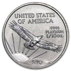 American Eagle 1/10 unciás platina