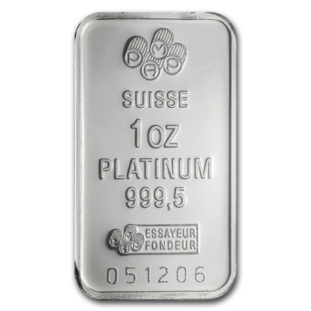 1 oz Platinum Bar PAMP - Damaged Ceripack