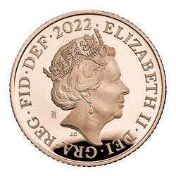 Set di 10 monete Sua Maestà la Regina Elisabetta Oro 2022 Proof