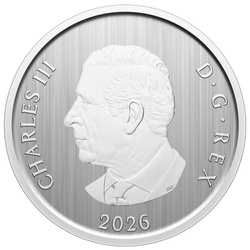 Acél Érme Whimsical Winter színezett 50 cent 2026 Lenticular Coin