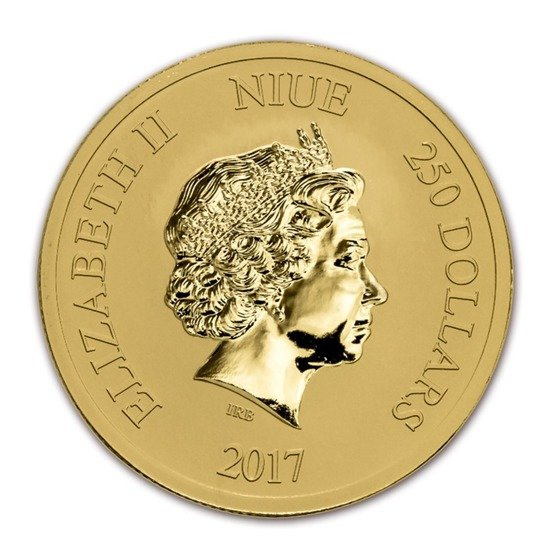 Niue: Rok Koguta 1 uncja Złota 2017