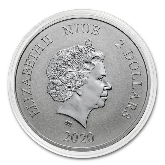 Niue: Celestial Animals - Die Gelbe Schlange 1 oz Silber 2020