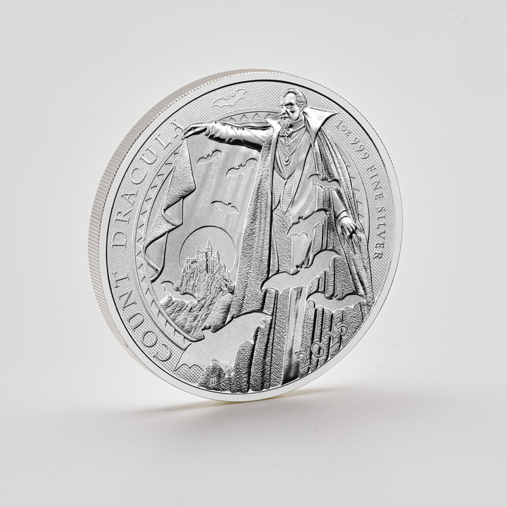 Horror gótico – Drácula 1 oz Plata 2025