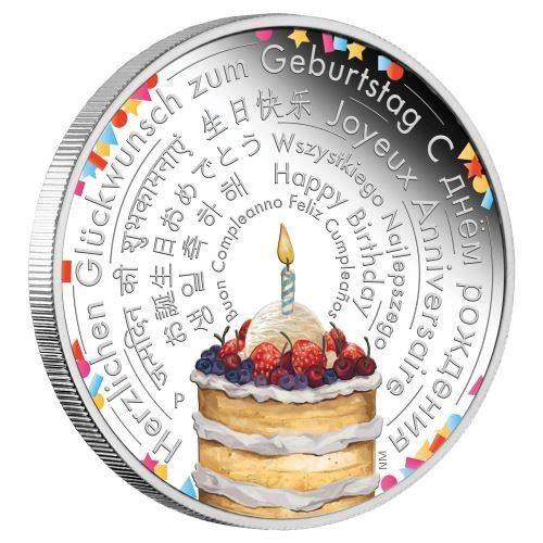 Happy Birthday 2 oz Silver 2018