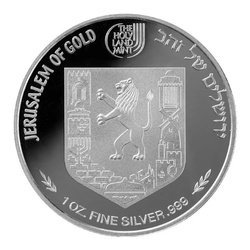 Montañas de Jerusalén 1 oz Plata 2019