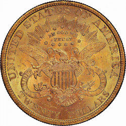 Liberty Head $20 oro 1895