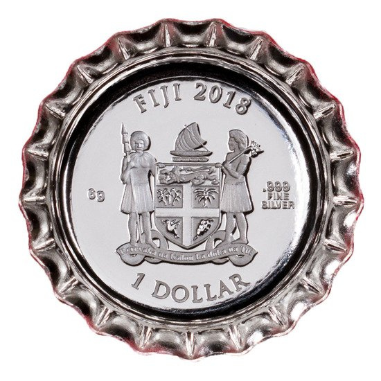 Coca Cola 2018 Srebro moneta PROOF