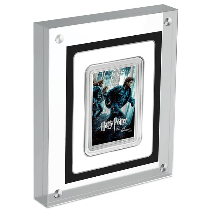 Niue: Harry Potter - Movie Poster 'Harry Potter and the Deathly Hallows Part 1' coloured 1 oz Silber 2021 Proof