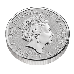 Bestias de la Reina Richmond Carta Blanca 2 oz Plata 2021