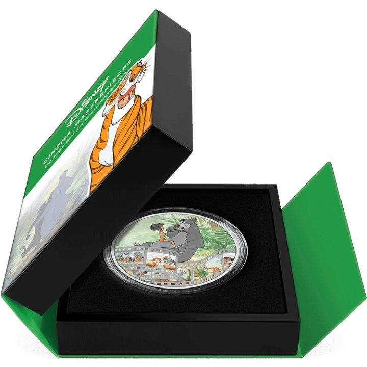 Niue: Disney Cinema Masterpieces - Jungle Book coloured 3 oz Silber 2022 Proof