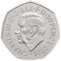 Moneta z miedzioniklu 100 lat Kubusia Puchatka – Przyjaźń 50p 2026
